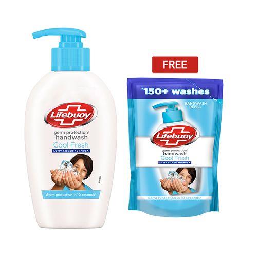 LIFBUOY COOL HAND WASH 190ml+185ml COMBI